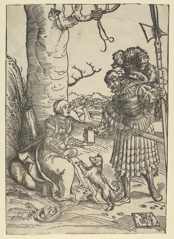 David and Abigail Wall Art by Lucas Cranach the Elder - High-Resolution Digital Print