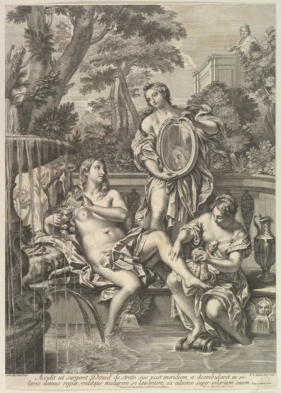 David and Bathsheba Wall Art by Robert van Audenaerde - High-Resolution Digital Print