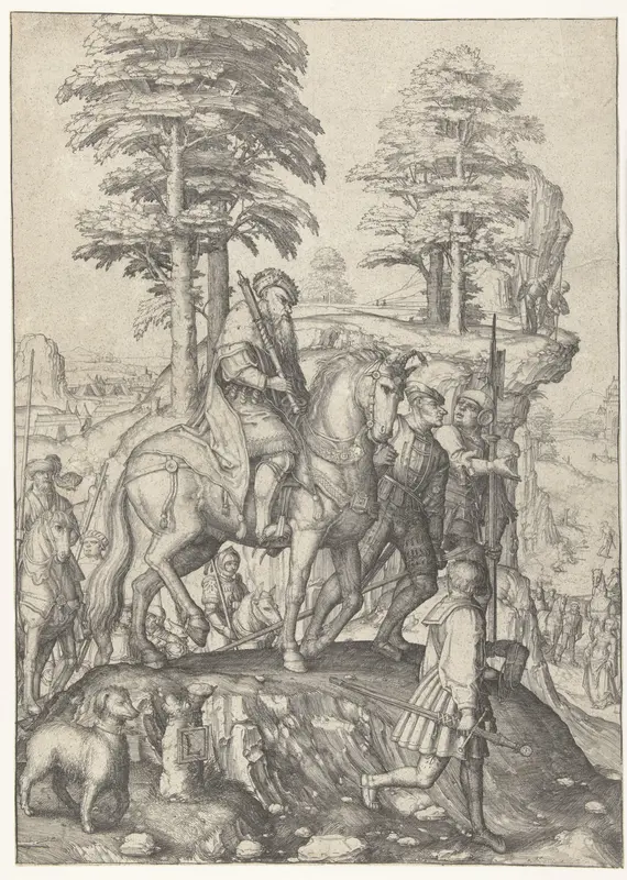 David en Abigaïl Wall Art by Unknown - High-Resolution Digital Print