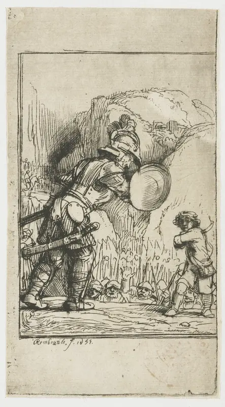 David en Goliath Wall Art by Unknown - High-Resolution Digital Print