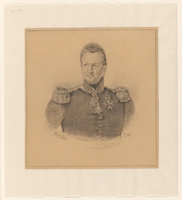 David Hendrikus Baron Chassé, Generaal der Infanterie Wall Art by Barend Zur Mühlen - High-Resolution Digital Print