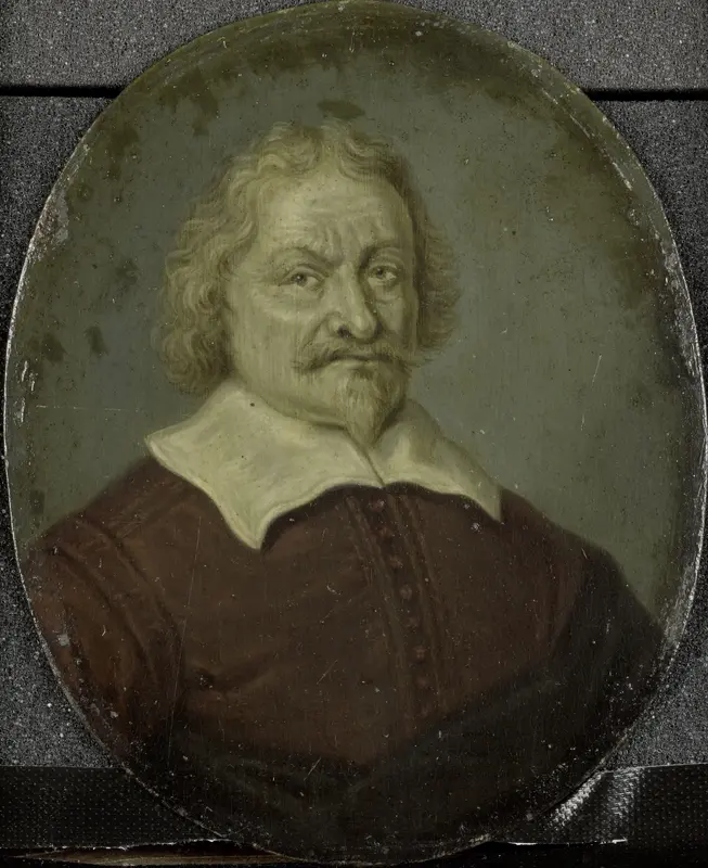 David of Daniël Lingelbach I (1592/93-1653). Oprichter van de Nieuwe Doolhof, Amsterdam Wall Art by Arnoud van Halen - High-Resolution Digital Print
