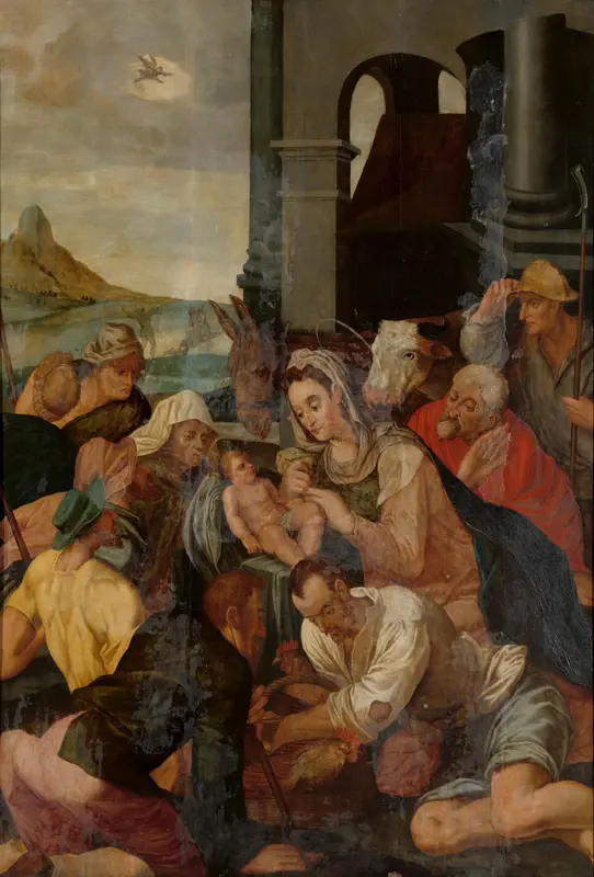 De aanbidding der herders Wall Art by anonymous - High-Resolution Digital Print