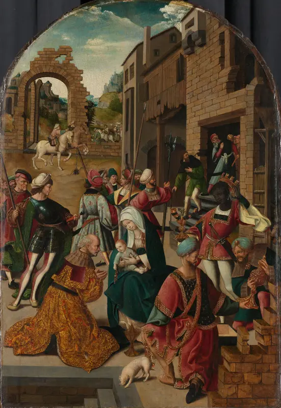 De aanbidding der koningen Wall Art by Unknown - High-Resolution Digital Print