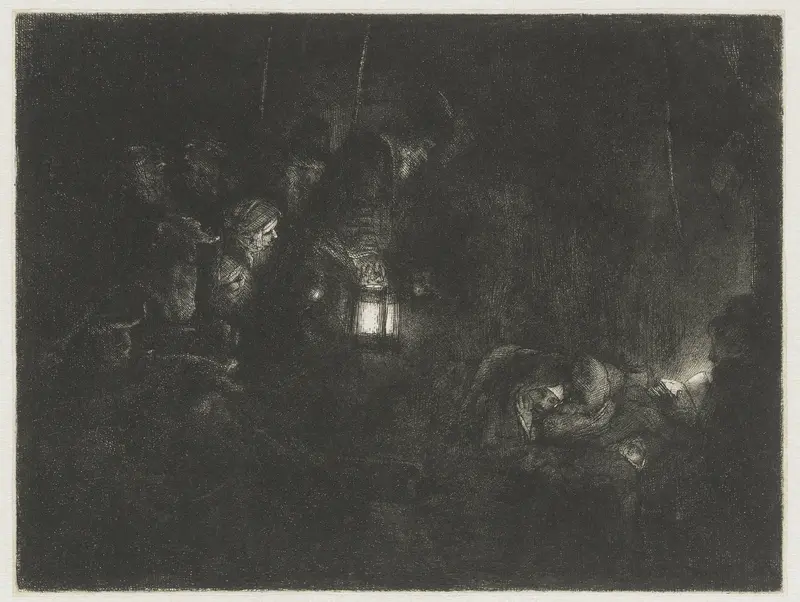 De aanbidding van de herders Wall Art by Rembrandt van Rijn - High-Resolution Digital Print