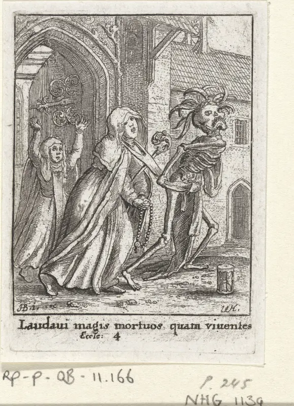 De abdis en de Dood Wall Art by Unknown - High-Resolution Digital Print