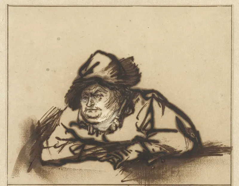 De acteur Willem Bartholsz Ruyter als boer Wall Art by Rembrandt van Rijn - High-Resolution Digital Print