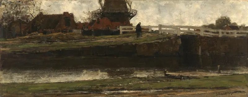 De afgesneden molen Wall Art by Jacob Maris - High-Resolution Digital Print