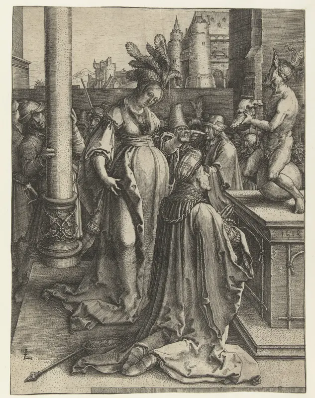De afgoderij van Salomo Wall Art by Lucas van Leyden - High-Resolution Digital Print