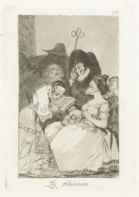 De afstamming Wall Art by Francisco de Goya - High-Resolution Digital Print