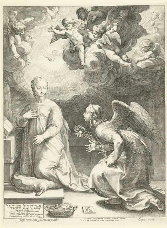 De annunciatie Wall Art by Unknown - High-Resolution Digital Print