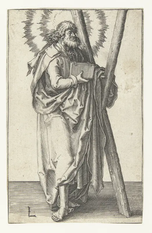 De apostel Andreas Wall Art by Unknown - High-Resolution Digital Print