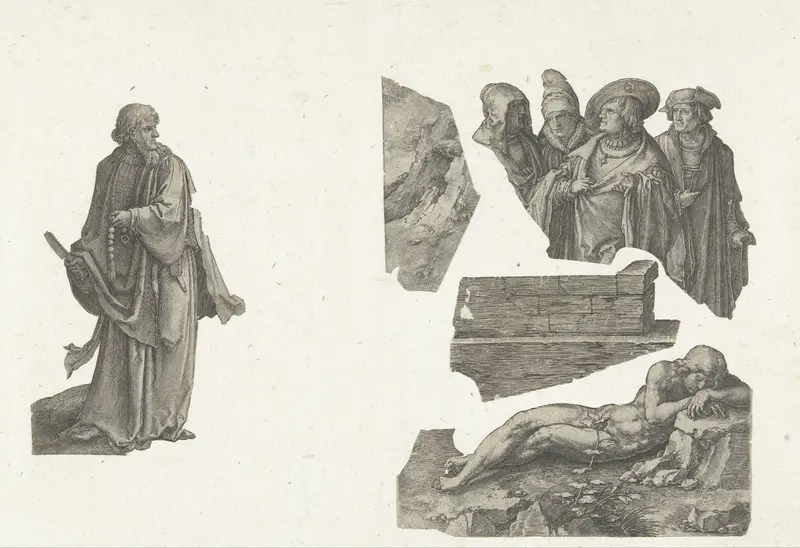 De apostel Bartholomeus Wall Art by Lucas van Leyden - High-Resolution Digital Print