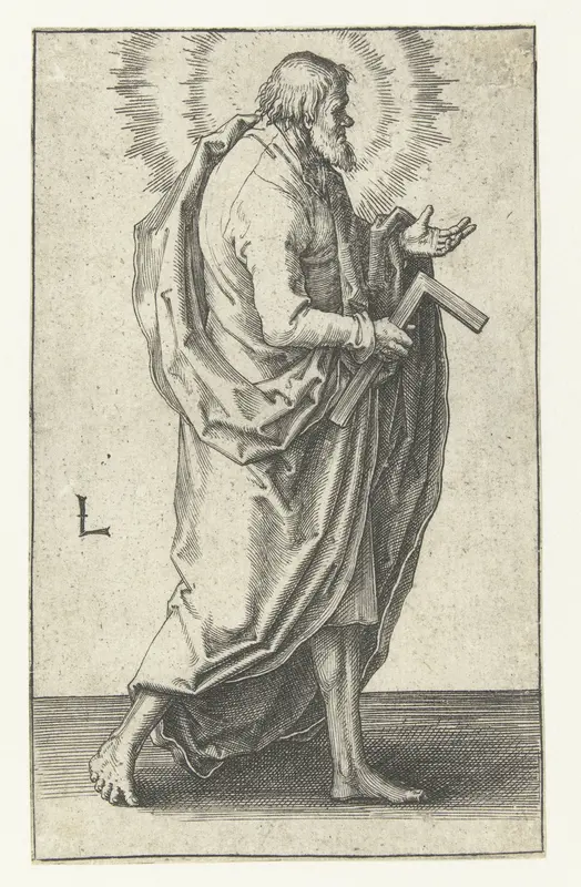 De apostel Judas Thaddeüs Wall Art by Unknown - High-Resolution Digital Print
