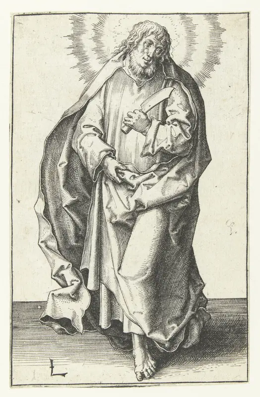 De apostel Matthias Wall Art by Unknown - High-Resolution Digital Print
