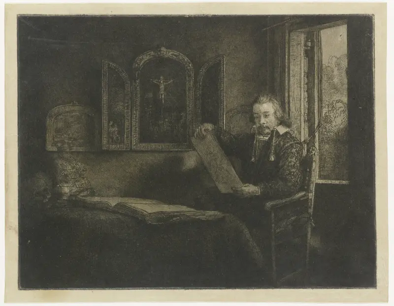 De apotheker Abraham Francen Wall Art by Rembrandt van Rijn - High-Resolution Digital Print