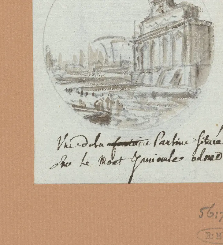 De Aqua Paolo, de fontein op de Janiculus Wall Art by Victor Jean Nicolle - High-Resolution Digital Print