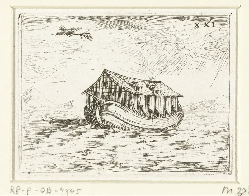 De ark van Noach Wall Art by François Langlois - High-Resolution Digital Print