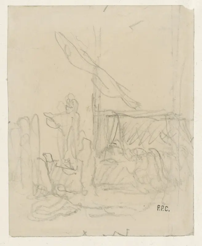 De arme visser Wall Art by Pierre Cécile Puvis de Chavannes - High-Resolution Digital Print