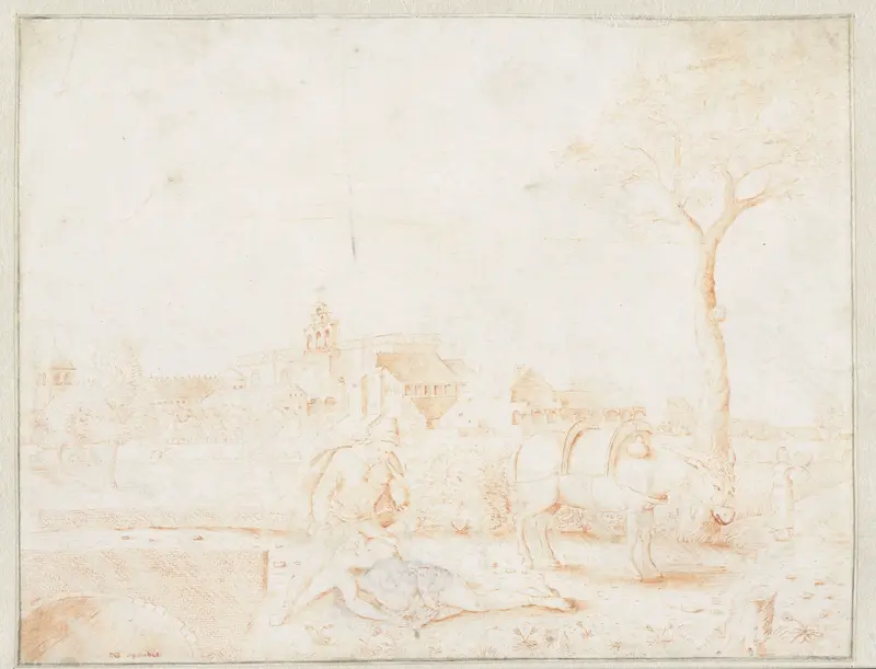 De Barmhartige Samaritaan Wall Art by Unknown - High-Resolution Digital Print