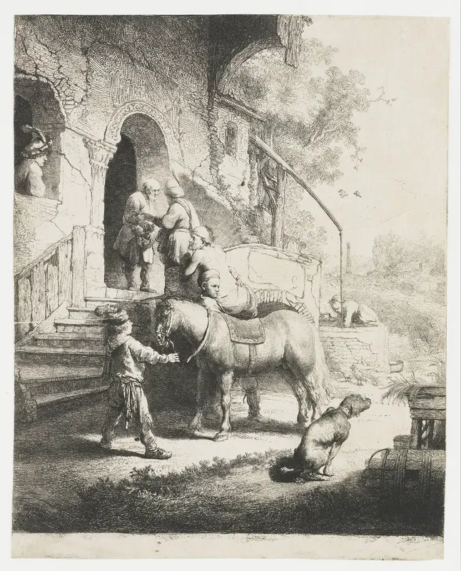 De barmhartige Samaritaan Wall Art by Rembrandt van Rijn - High-Resolution Digital Print
