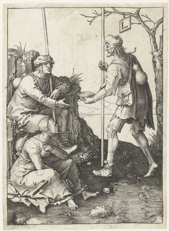 De bedelaars Wall Art by Unknown - High-Resolution Digital Print