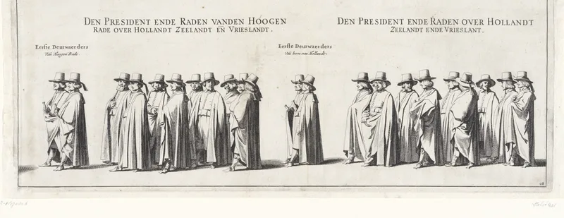 De begrafenisstoet van Frederik Hendrik (plaat nr. 28), 1647 Wall Art by Pieter Nolpe - High-Resolution Digital Print