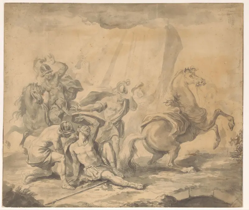 De bekering van Saulus Wall Art by Unknown - High-Resolution Digital Print