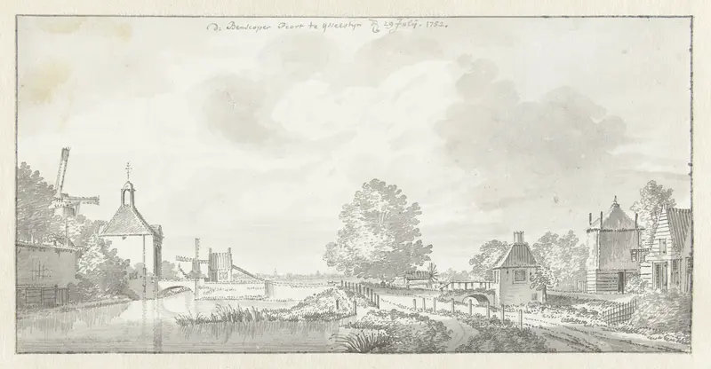 De Benscoper Poort te IJsselstein Wall Art by Jan de Beijer - High-Resolution Digital Print