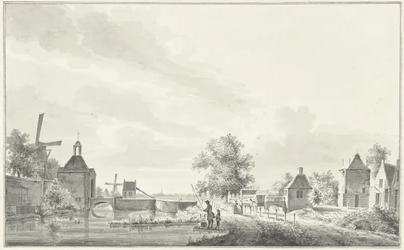 De Benskoper Poort te IJsselstein Wall Art by Pieter Jan van Liender - High-Resolution Digital Print