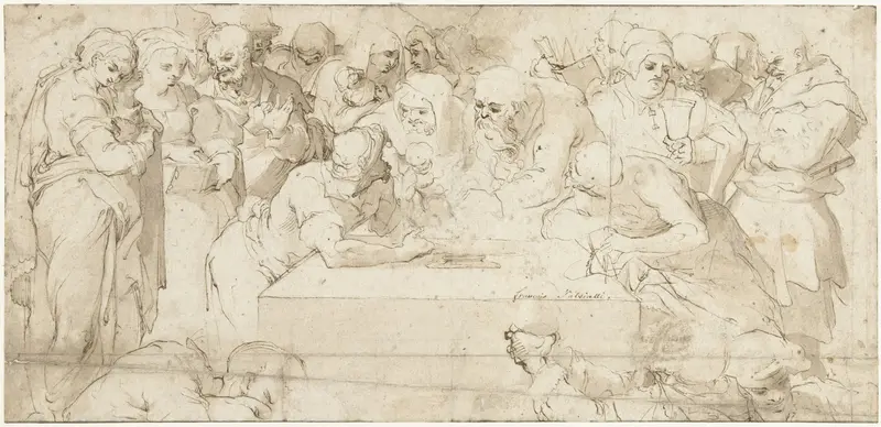 De besnijdenis Wall Art by Giovanni Francesco Bezzi - High-Resolution Digital Print