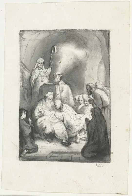 De besnijdenis Wall Art by Moses ter Borch - High-Resolution Digital Print
