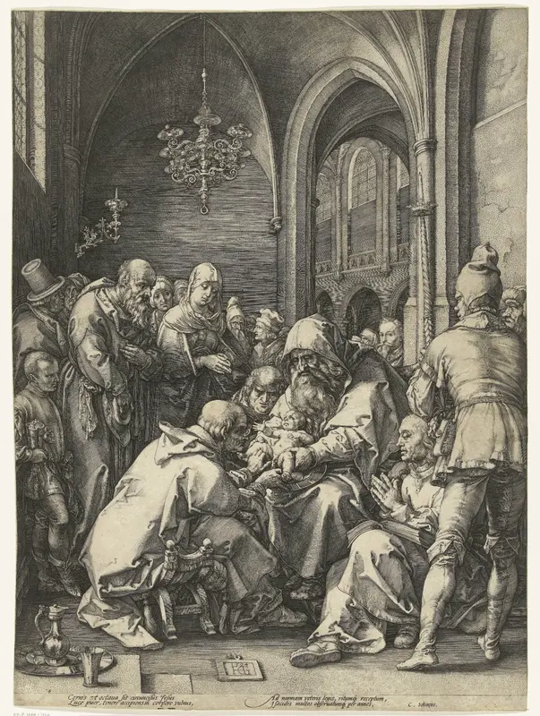 De besnijdenis Wall Art by Hendrick Goltzius - High-Resolution Digital Print