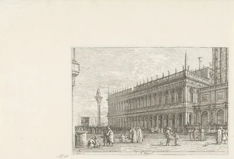 De Biblioteca Marciana te Venetië Wall Art by Joseph Smith - High-Resolution Digital Print