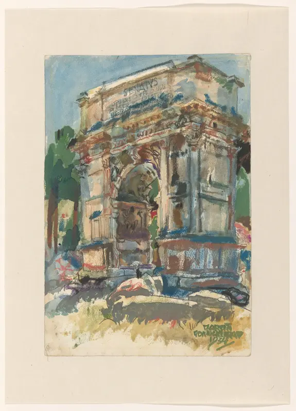 De boog van Titus, Rome Wall Art by Martin Monnickendam - High-Resolution Digital Print