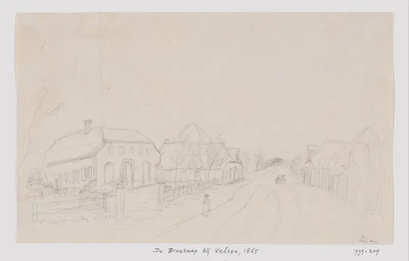 De Breesaap bij Velsen, Noord-Holland Wall Art by Adrianus Johannes Bik - High-Resolution Digital Print