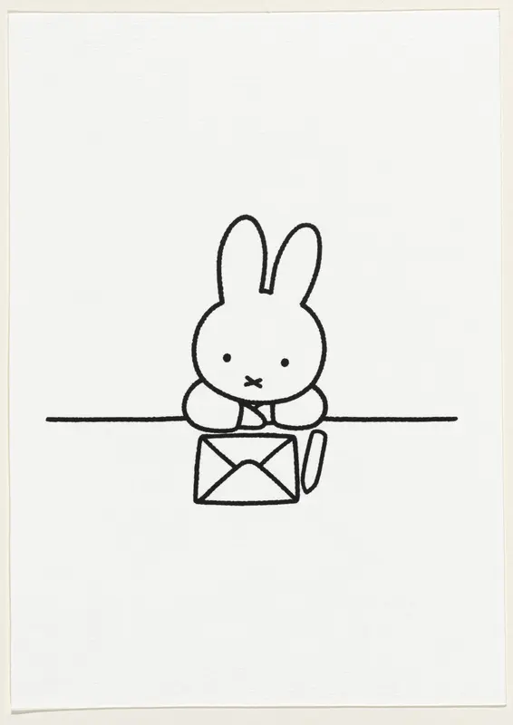 De brief is af Wall Art by Dick Bruna - High-Resolution Digital Print