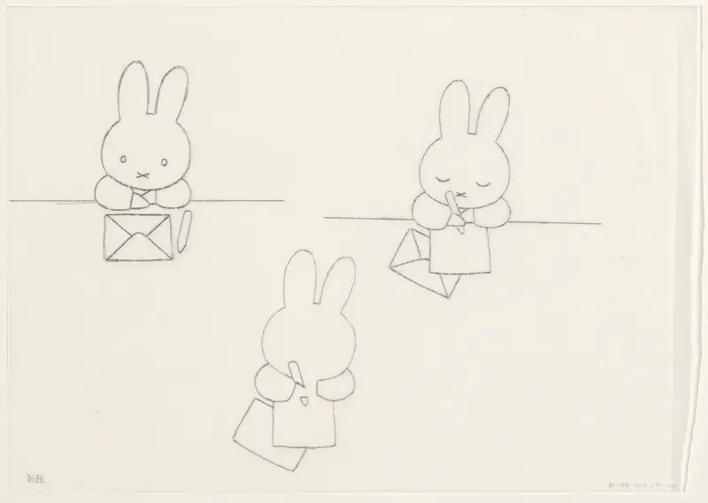 De brief van nijntje [omslag, p. 5, p. 27, omslag] Wall Art by Dick Bruna - High-Resolution Digital Print