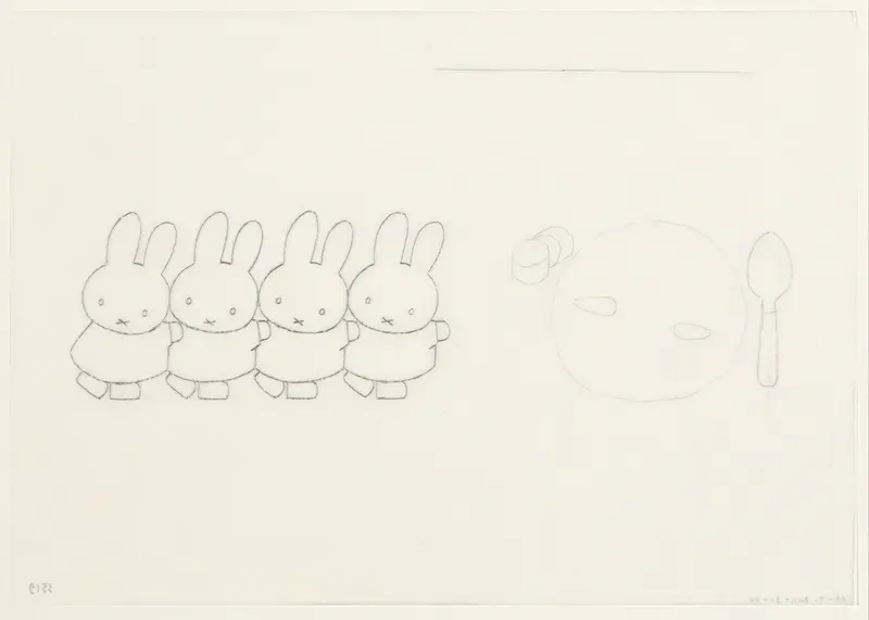De brief van nijntje [p. 21, p. 23] Wall Art by Dick Bruna - High-Resolution Digital Print