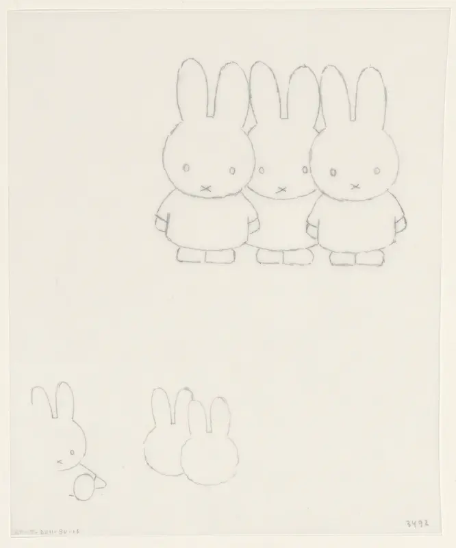 De brief van nijntje [p. 9] Wall Art by Dick Bruna - High-Resolution Digital Print