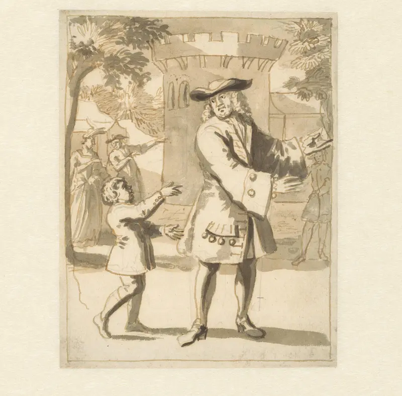 De brieven besteller Wall Art by Pieter van den Berge - High-Resolution Digital Print