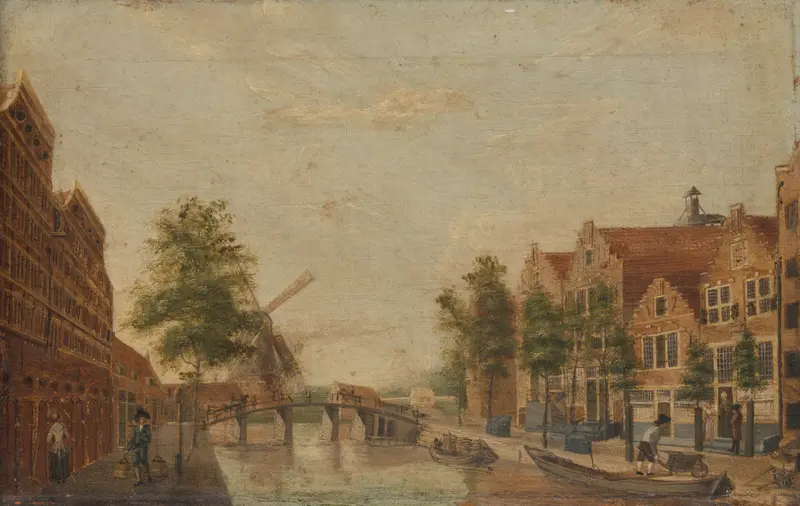 De Brouwersgracht te Amsterdam Wall Art by anonymous - High-Resolution Digital Print