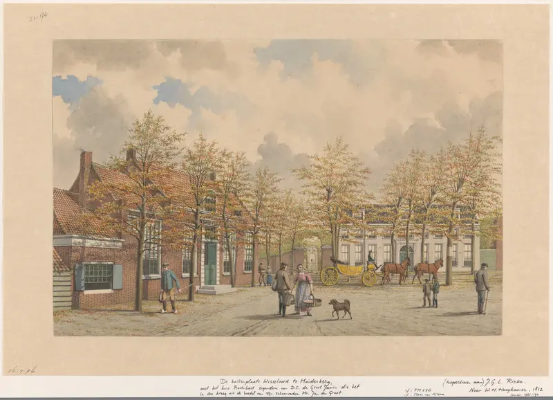 De buitenplaats Wisseloord te Muiderberg Wall Art by Unknown - High-Resolution Digital Print
