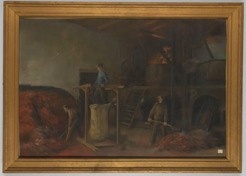 De campêchehoutmalerij 'Heyme Vis' Wall Art by Herman Heijenbrock - High-Resolution Digital Print