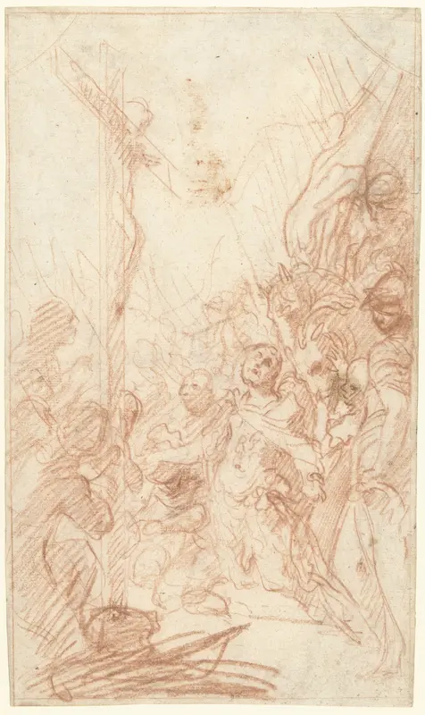 De centurion onder het kruis Wall Art by Giovanni Battista Piazzetta - High-Resolution Digital Print