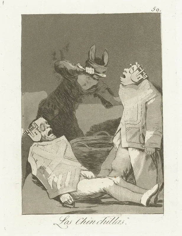 De Chinchillas Wall Art by Francisco de Goya - High-Resolution Digital Print