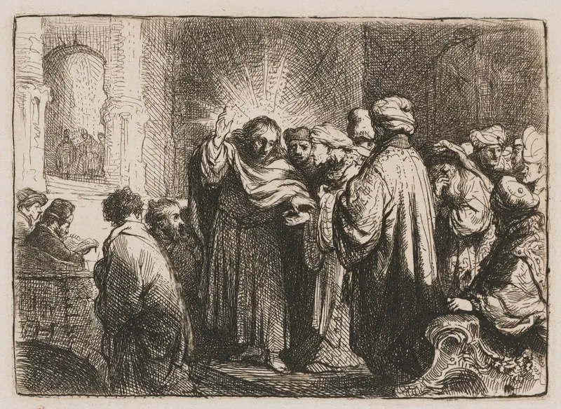De cijnspenning Wall Art by Rembrandt van Rijn - High-Resolution Digital Print