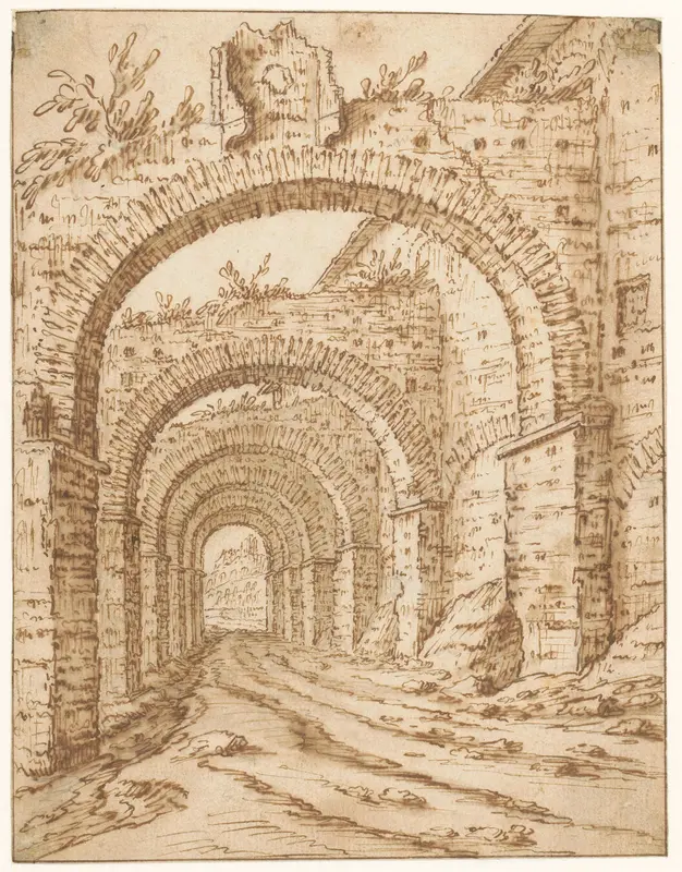 De Clivus Scauri te Rome Wall Art by Tobias Verhaecht - High-Resolution Digital Print