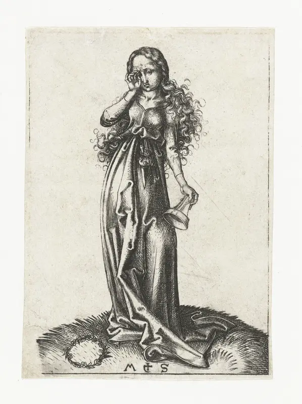 De derde dwaze maagd Wall Art by Unknown - High-Resolution Digital Print