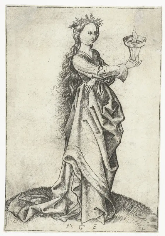 De derde wijze maagd Wall Art by Unknown - High-Resolution Digital Print